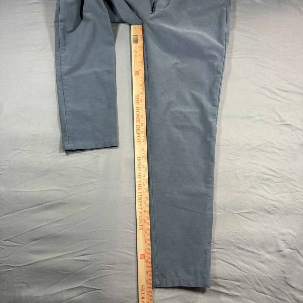 Lululemon ABC Pant Slim 5 Pocket Technical Canvas Slate Blue Grey Mens 33
